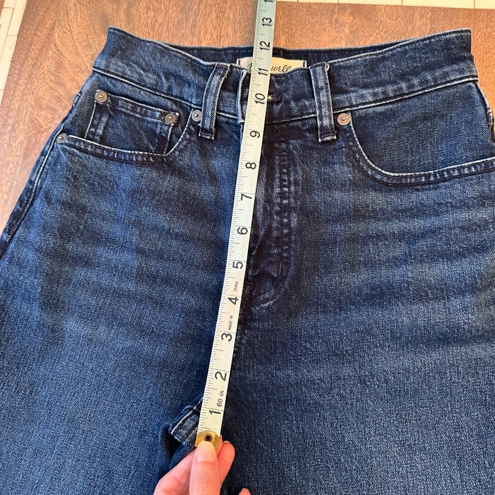 Madewell The Perfect Vintage Wide-Leg Jean Dark Blue Nighthawk Wash (Size 25) - Picture 13 of 14